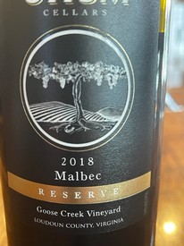 2018 Malbec Reserve